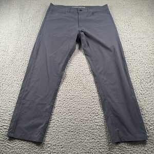 Western Rise Evolution Pant Mens 33x30(33x29 Fits)Gray 4-Way Stretch Travel Tech